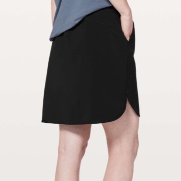 LULULEMON On the fly skirt drawstring waist black - Picture 2 of 14